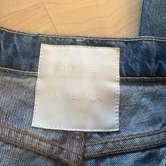 MOTHER SUPERIOR Jeans The Tomcat Roller Shorty in Take Me Higher Size 27 - Picture 4 of 13